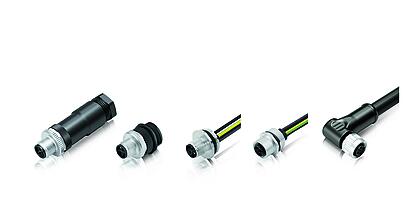 M12-S coded connectors - Automation technology