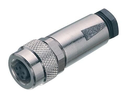 插图 99 0402 10 02 - M9 直头孔头电缆连接器, 极数: 2, 3.5-5.0mm, 可接屏蔽, 焊接, IP67