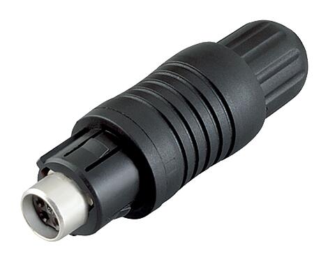 插图 99 4930 00 08 - Push Pull 直头孔头电缆连接器, 极数: 8, 3.5-5.0mm, 可接屏蔽, 焊接, IP67