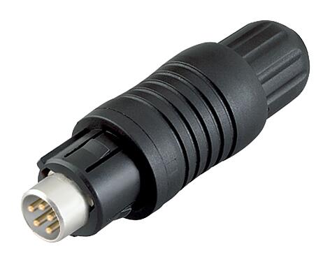 插图 99 4905 00 03 - Push Pull 直头针头电缆连接器, 极数: 3, 3.5-5.0mm, 可接屏蔽, 焊接, IP67