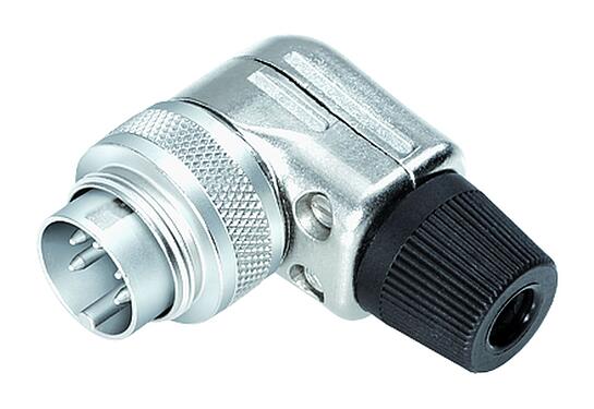Illustration 99 0153 10 08 - M16 Male angled connector, Contacts: 8 (08-a), 4.0-6.0 mm, shieldable, solder, IP40