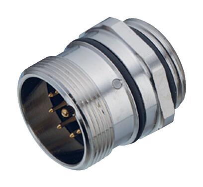 Illustration 99 4633 20 19 - M23 Male panel mount connector, Contacts: 19, unshielded, solder, IP67, central fixing