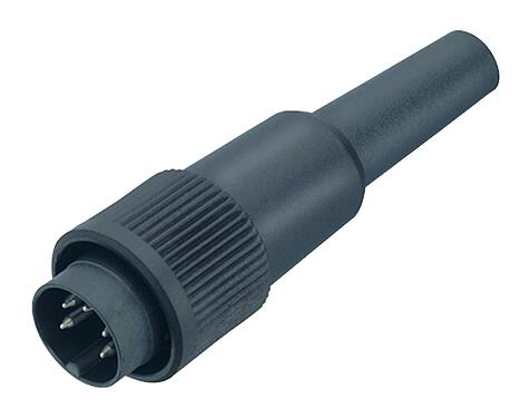 插图 99 0621 00 07 - 卡扣式 直头针头电缆连接器, 极数: 7, 3.0-6.0mm, 非屏蔽, 焊接, IP40