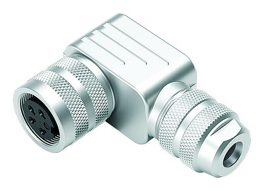 Illustration 99 5106 75 03 - M16 Female angled connector, Contacts: 3 (03-a), 4.0-6.0 mm, shieldable, solder, IP67, UL
