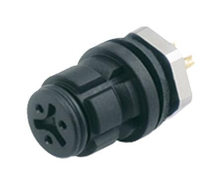 Illustration 99 9216 00 05 - Snap-In Female panel mount connector, Contacts: 5, unshielded, solder, IP67, UL
