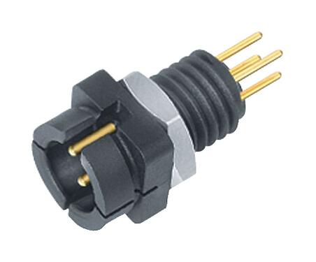 Illustration 09 9749 20 03 - Snap-In Male panel mount connector, Contacts: 3, unshielded, THT, IP40