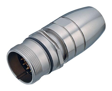 插图 99 4627 10 12 - M23 对插插头, 极数: 12, 6.0-10.0mm, 可接屏蔽, 焊接, IP67