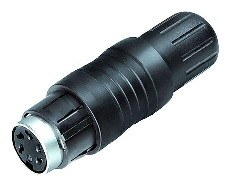 일러스트 99 4810 00 04 - 푸시풀 케이블 소켓, 콘택트 렌즈: 4, 4.0-8.0mm, 차폐 가능, 솔더, IP67
