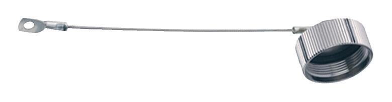 Иллюстрация 08 1202 001 001 - M23 - защитный колпачок для фланцевых разъемов с наружной резьбой; серия 623
