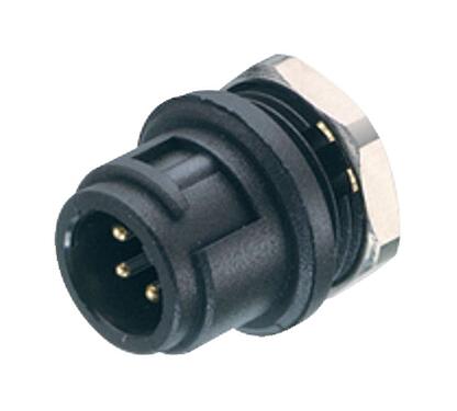 Illustration 09 9481 00 08 - Bayonet Male panel mount connector, Contacts: 8, unshielded, solder, IP40