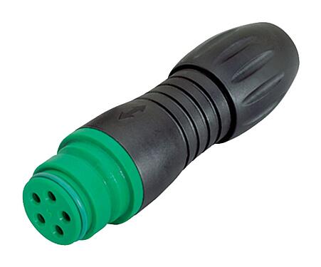 Illustration 99 9114 70 05 - Snap-In Female cable connector, Contacts: 5, 4.0-6.0 mm, unshielded, solder, IP67, UL, VDE