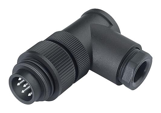 Illustration 99 0217 215 07 - RD24 Male angled connector, Contacts: 6+PE, 10.0-12.0 mm, unshielded, screw clamp, IP67, PG 13.5