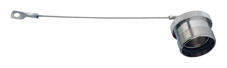 Иллюстрация 08 1201 000 000 - M23 - защитный колпачок для фланцевых разъемов с внутренней резьбой; серия 623