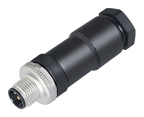 Illustration 99 0437 19 05 - M12 Male cable connector, Contacts: 5, 8.0-10.0 mm, unshielded, screw clamp, IP67, UL, VDE, for the power supply